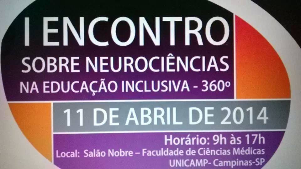 I Encontro sobre neurociências na educação inclusiva - 360º