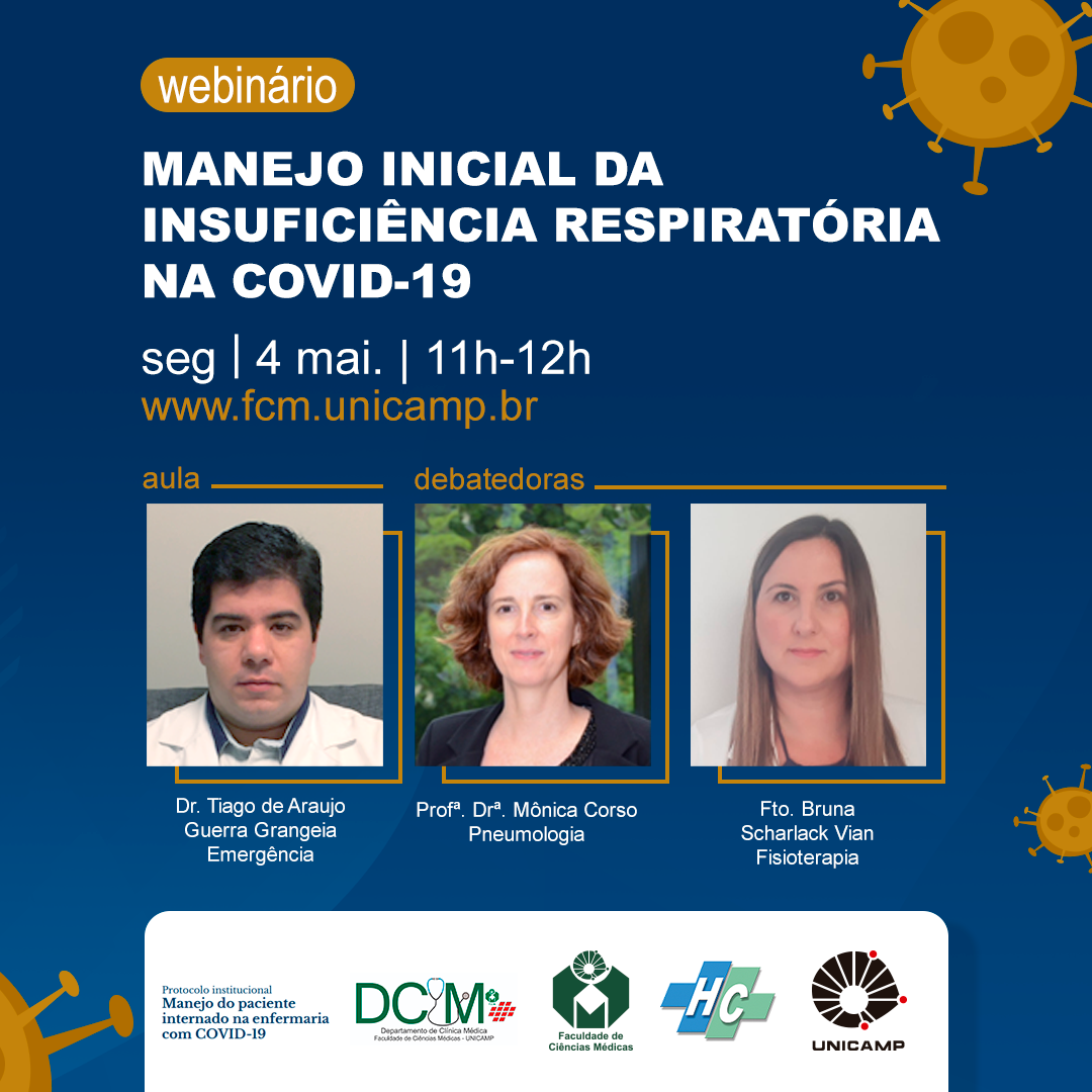Webinario Manejo Inicial Da Insuficiencia Respiratoria Na Covid 19 Faculdade De Ciencias Medicas