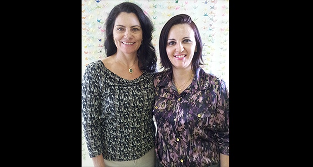 Professoras Eliana Pereira de Araújo e  Ana Raquel Medeiros Beck/Foto: Divulgação FEnf