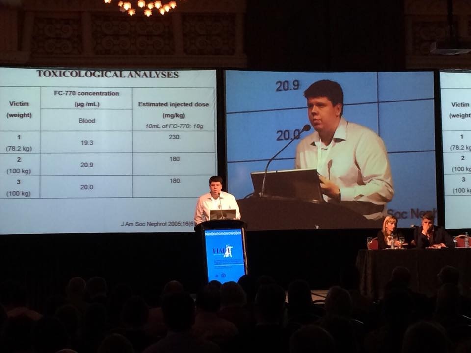 Rafael Lanaro apresenta caso Vera Cruz em Congresso Internacional de Toxicologia. Foto: Divulgação