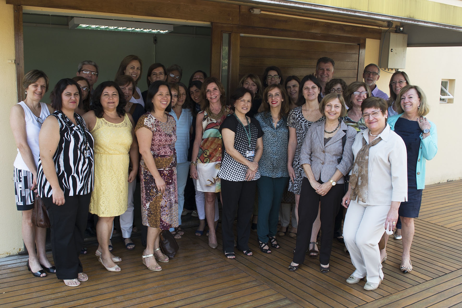 Docentes e funcionários do curso de Fonoaudiologia e Cepre. Foto: Marcelo Oliveira - CADCC-FCM/Unicamp