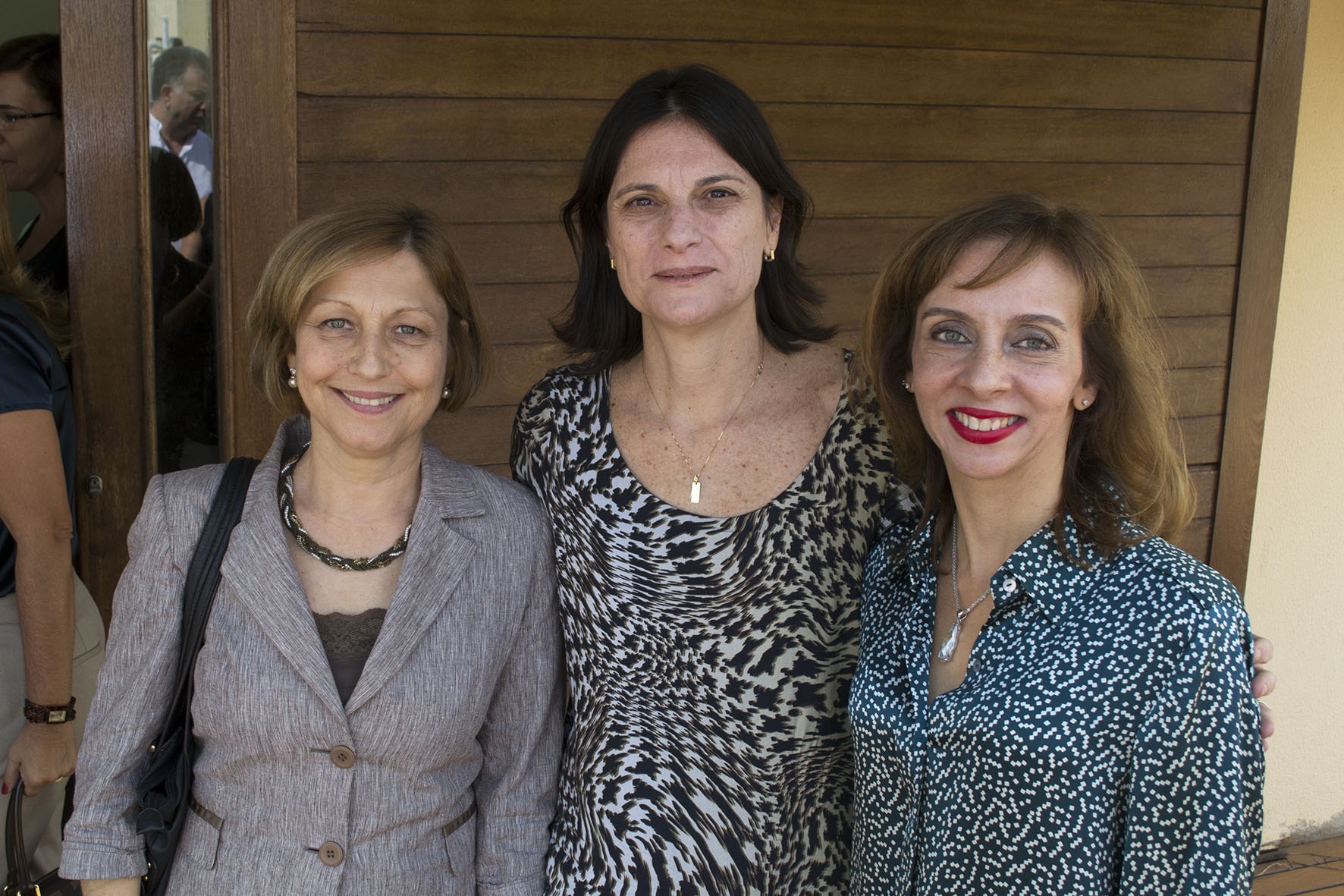 Maria Cecília Lima, Francisca Colella e Christiane do Couto. Foto: Marcelo Oliveira - CADCC-FCM/Unicamp