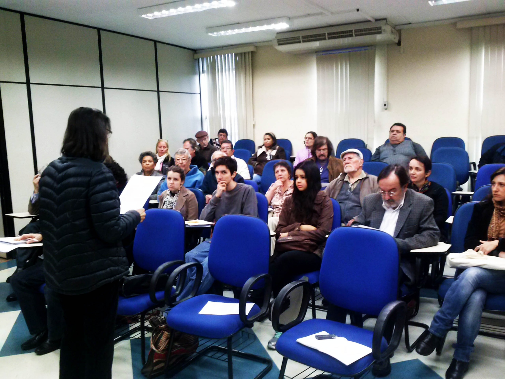 O evento realizado no Departamento de Saúde Coletiva da FCM/Foto: Camila Delmondes