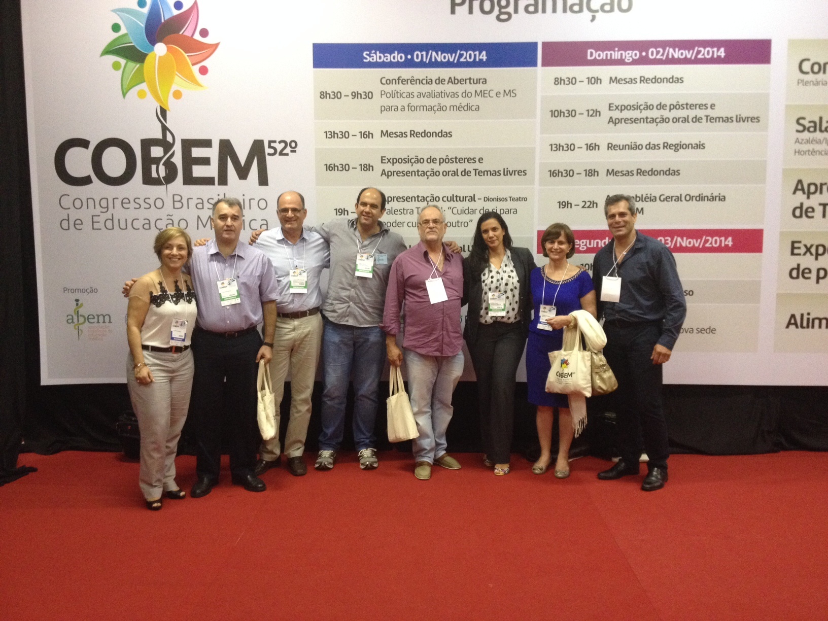 Docentes da FCM em Joinville. Foto: Divulgação.