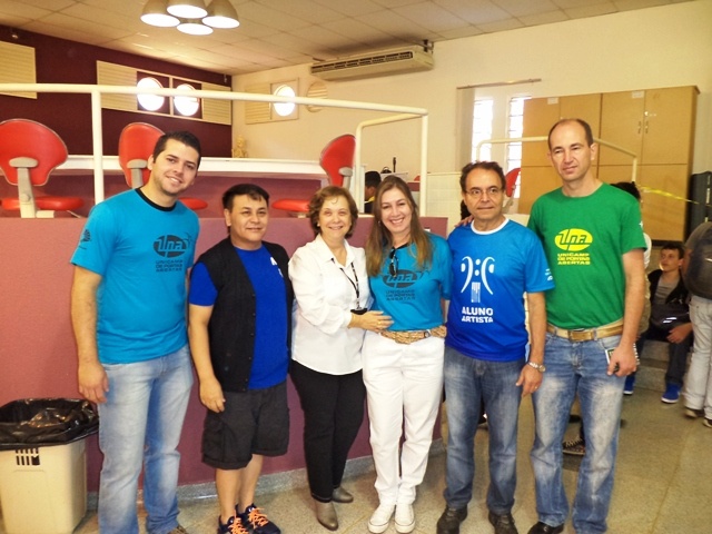 Renato Ananias, CArlos Tukaça, Carmen Passos Lima, Eliana Pietrobom, Luis Alberto Magna. Foto: Edimilson Montalti - ARPI-FCM/Unicamp