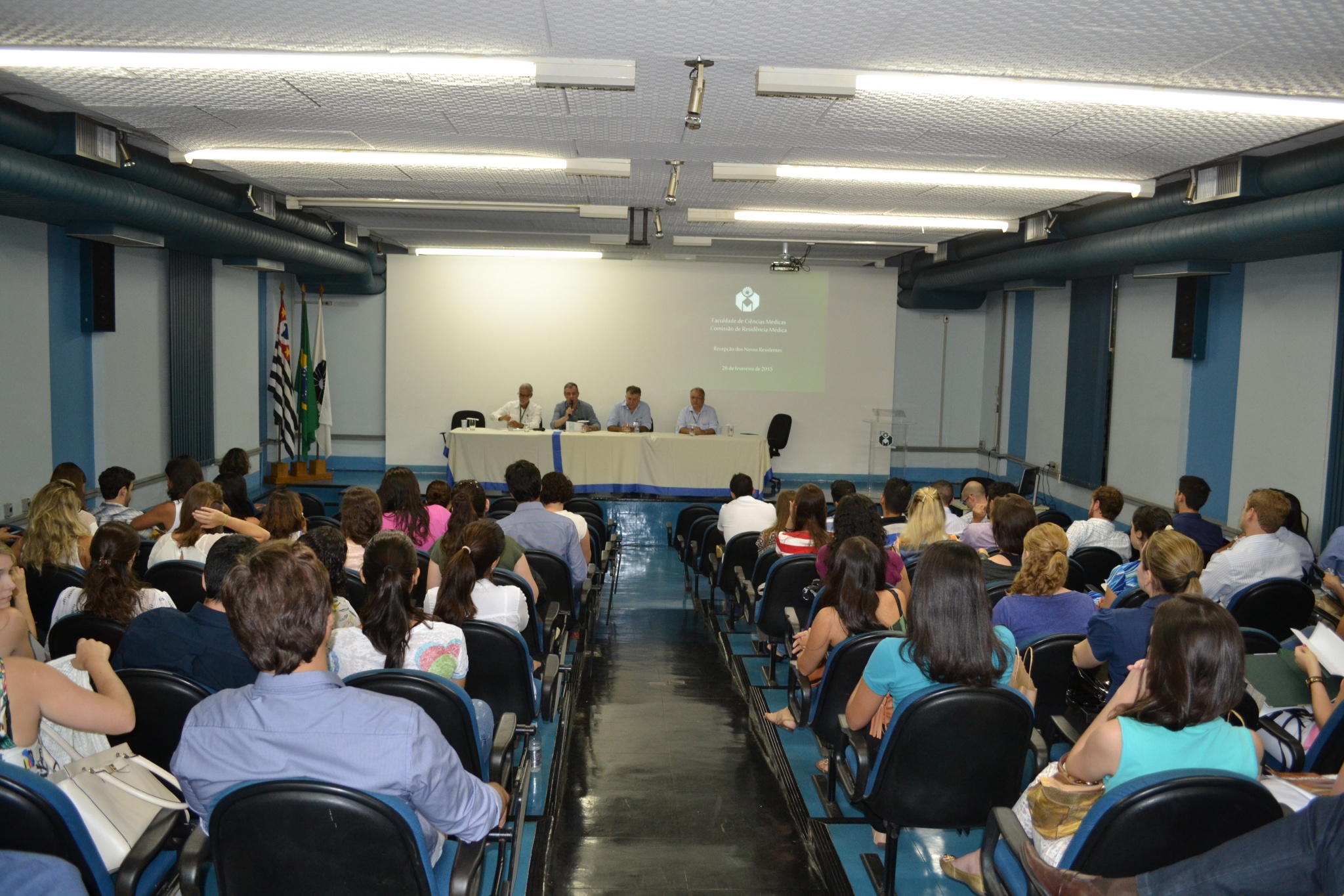 Cerimônia de Acolhimento dos novos médicos-residentes da FCM/Foto: Mario Moreira