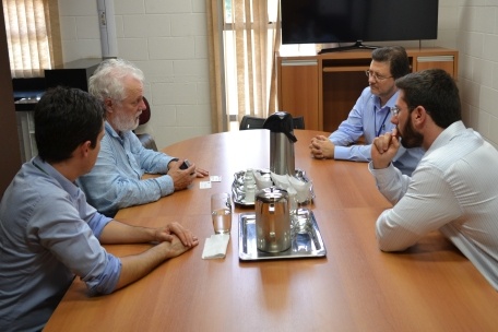 Rodrigo Bueno, Louis Boon, Fernando Cendes e Luiz Fernando Pegoraro. Foto: Edimilson Montalti. ARPI-FCM/Unicamp