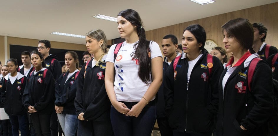 Alunos do Centro Universitário do Estado do Pará visitam a FCM. Foto: Marcelo Oliveira. CADCC-FCM/Unicamp