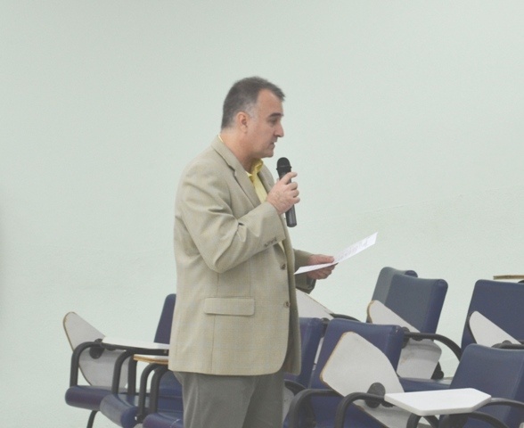 Gustavo Fraga, coordenador do internato médico da FCM e anfitrião do evento. Foto: Edimilson Montalti. ARPI-FCM/Unicamp