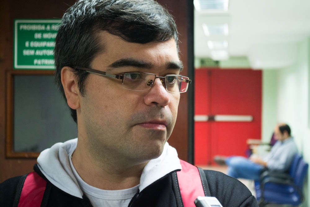 Patrick Cruz de Souza, professor do curso de farmácia da Cesupa e conselheiro do projeto.  Foto: Marcelo Oliveira. CADCC-FCM/Unicamp