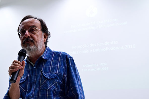 O professor do Departamento de Saúde Coletiva da FCM, Gastão Wagner de Sousa Campos/Foto: Camila Delmondes