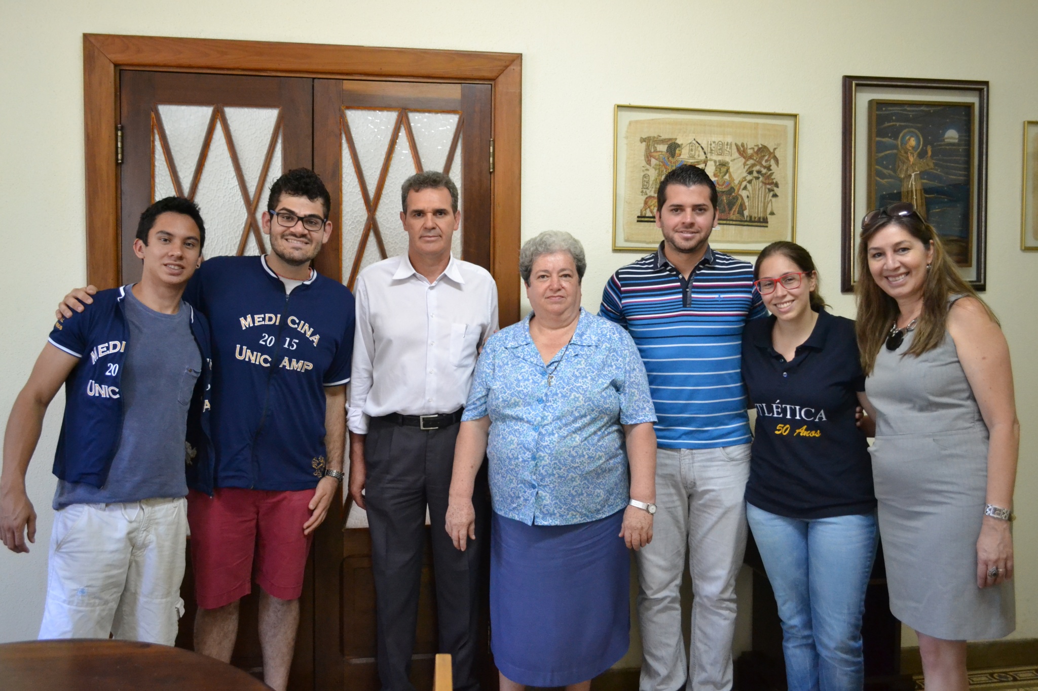 Equipe da FCM entrega doações de alimentos a Associação Franciscana de Assistência Social Coração de Maria, localizada no Centro de Campinas/Foto: Camila Delmondes