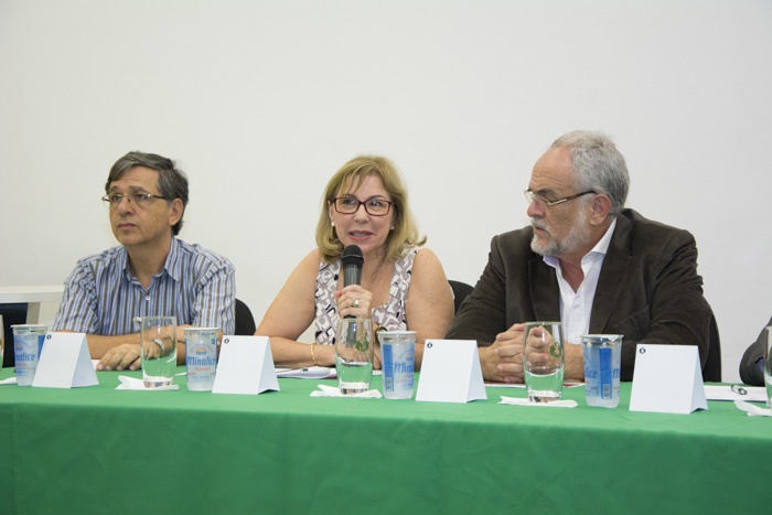 Luis Tatagiba, Célia Garlipp, Sigisfredo Brenelli. Foto: Rafael Marques. CADCC-FCM/Unicamp