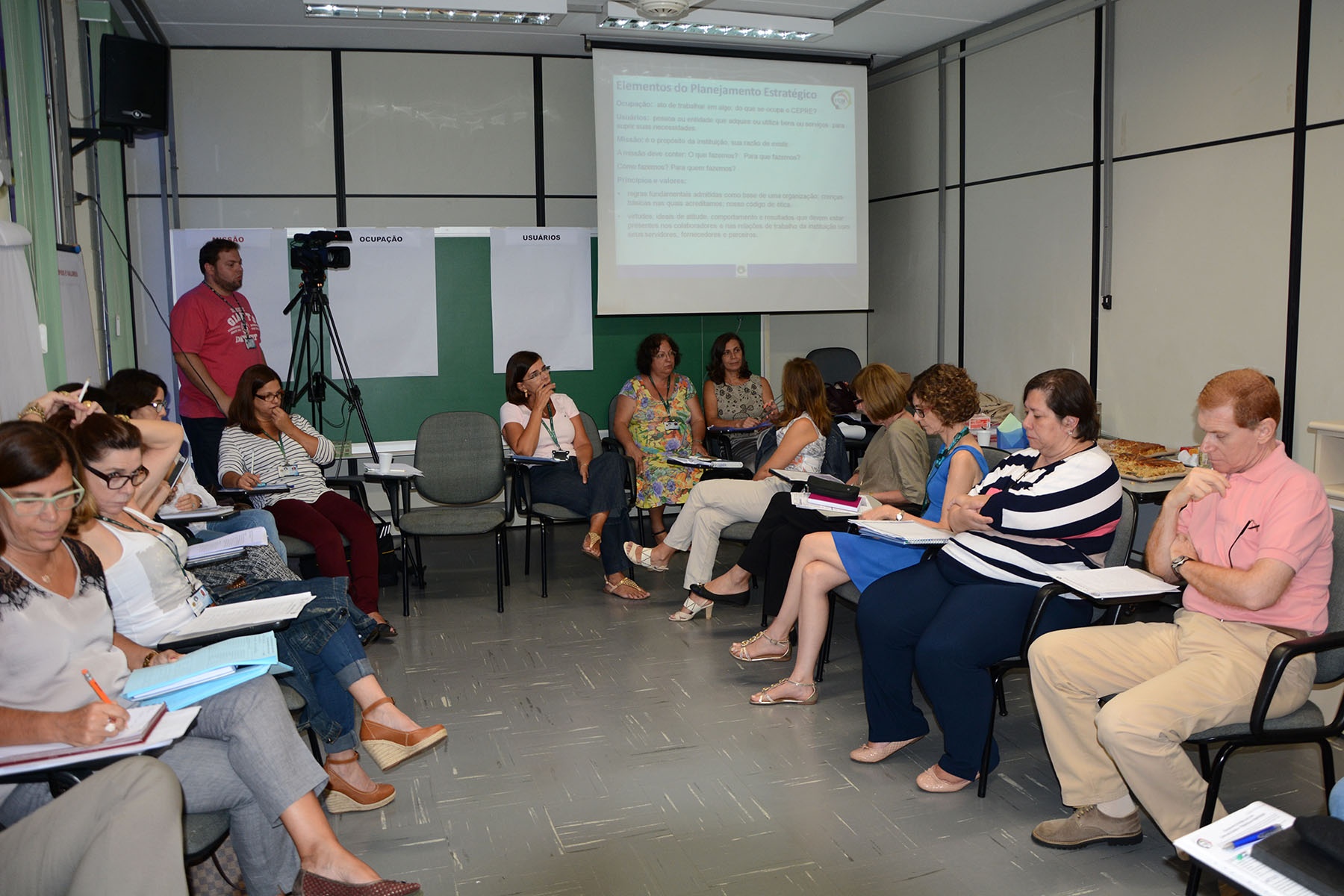 Docentes e funcionários do Cepre elaboram Planejamento Estratégico 2016-2020/Foto: Mario Moreira