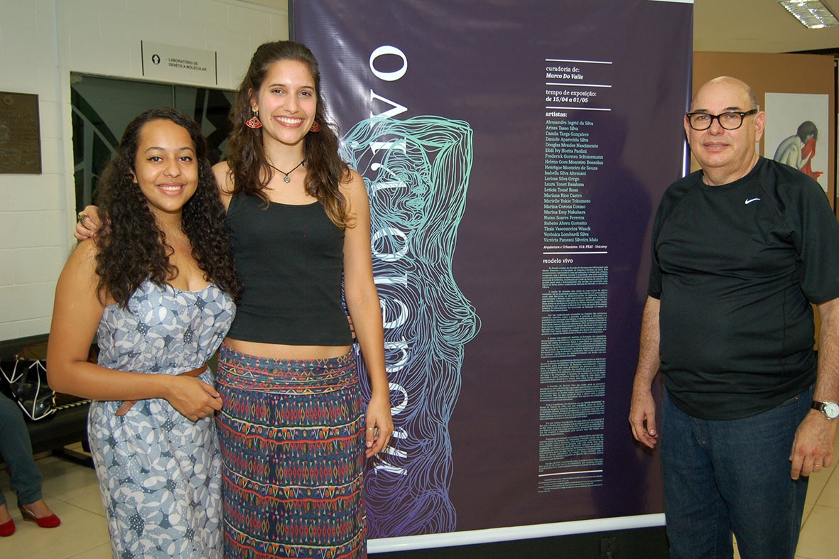 Thais, Helena e Marco Do Valle. Foto: Mario Moreira. ADCC-FCM/Unicamp