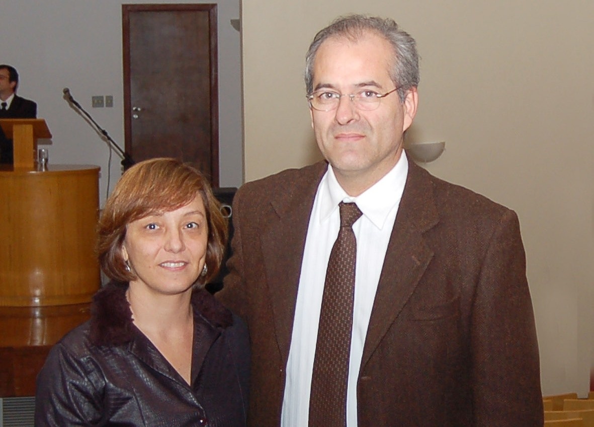 Eliana Amaral e Francisco Tobar, filho de Miguel Tobar Acosta