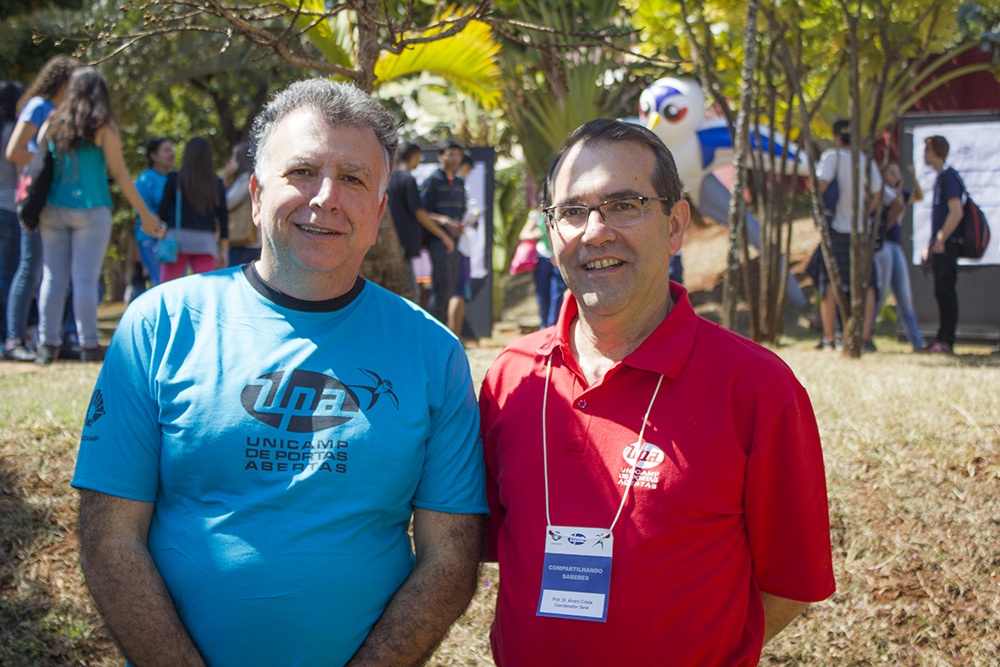 Ivan Toro, diretor da FCM, e Álvaro Crósta, coordenador geral da Unicamp. Foto: Rafael Marques. CADCC-FCM/Unicamp