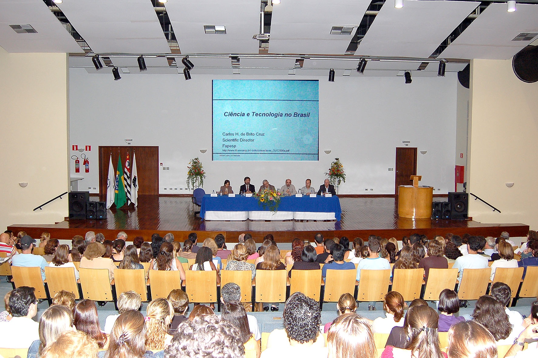 Abertura da I Semana de Pesquisa da FCM