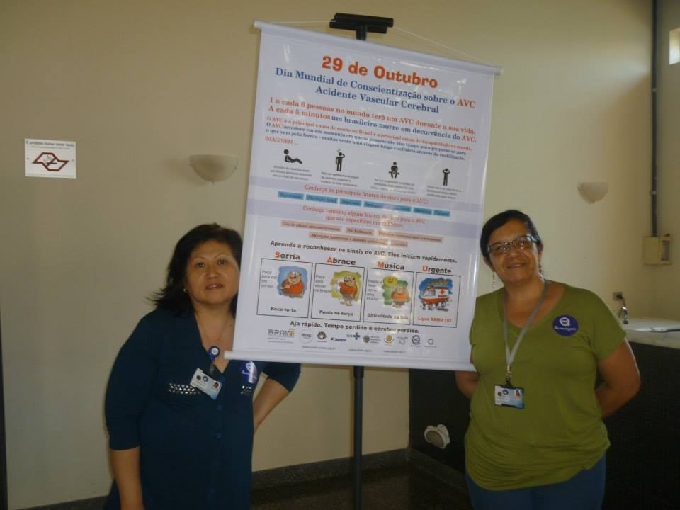 Toyoko Takao e Susy Afaz, enfermeira e farmacêutica da LPC - Central de Coleta de Exames/Foto: Divulgação Brainn