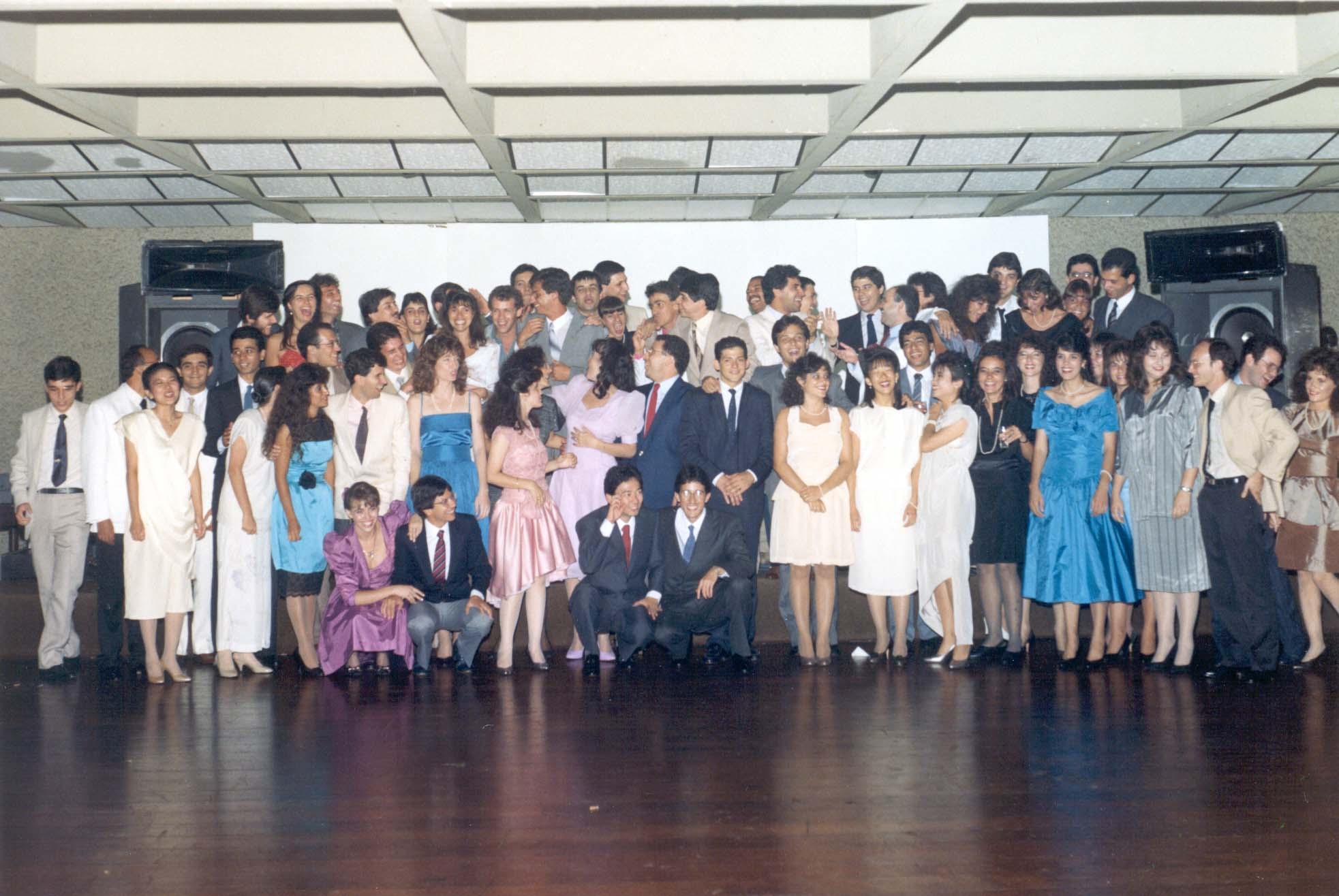 XXI turma do curso de Medicina da FCM. Fotos:Acervo histórico ARP-FCM/Unicamp