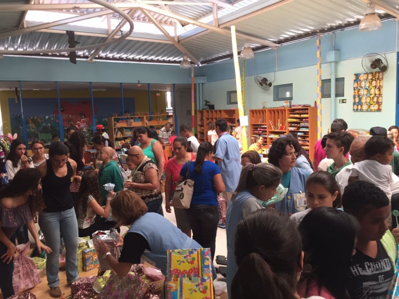 Centro Infantil Boldrini, em Campinas, recebe brinquedos arrecadados pela Campanha GEOzinho/Foto: Divulgação