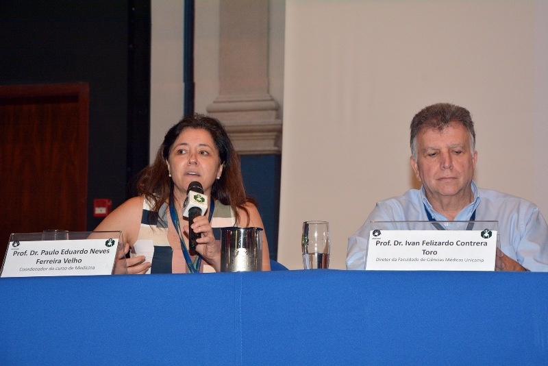 Mariângela Resende e Ivan Toro. Foto: Mercedes Santos - FCM/Unicamp