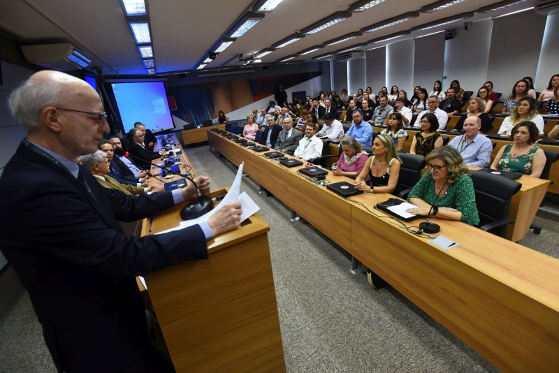 Oftalmologia da Unicamp lança Rede de Acesso à Visão e homenageia Newton Kara José/Foto: Antonio Scarpinetti - SEC - Unicamp