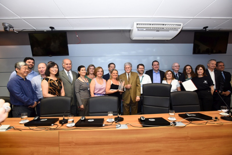 Oftalmologia da Unicamp lança Rede de Acesso à Visão e homenageia Newton Kara José/Foto: Antonio Scarpinetti - SEC - Unicamp