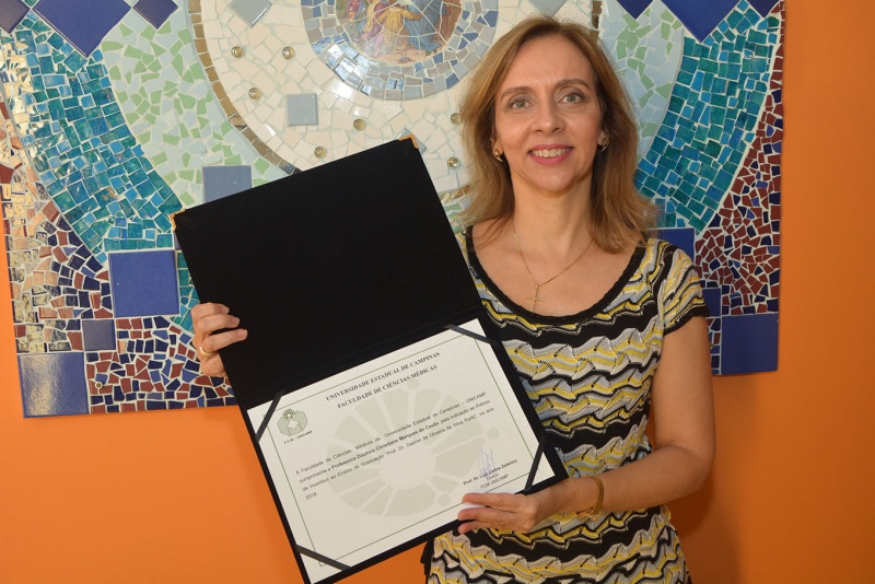 A professora Christiane Couto, Prêmio Gabriel de Oliveira da Silva Porto/Foto: Mario Moreira