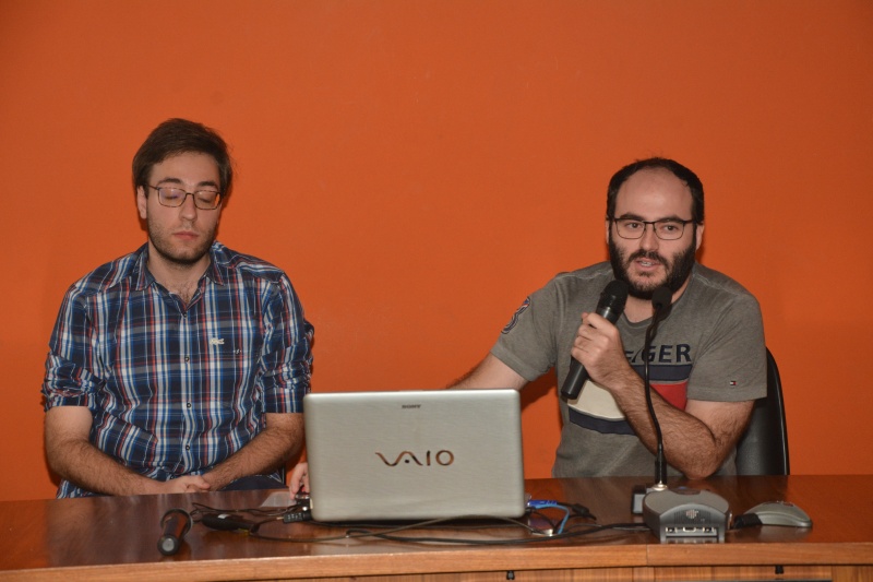 Michel Stockler and Flávio E. Polillo Filho. Photo: Mario Moreira - SMS/Unicamp