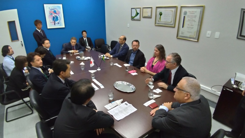 Reunião do cônsul do Japão no Brasil, Yasushi Noguchi, com o reitor Marcelo Knobel e autoridades da Unicamp/Foto: Mário Moreira
