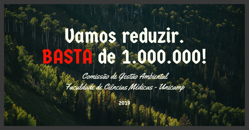Ação permanente proposta pela Comissão de Gestão Ambiental da FCM propõe a redução do número de impressões
