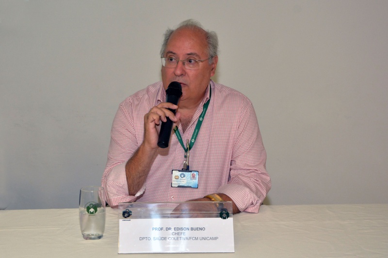 O coordenador do CESP 2020, Edison Bueno, chefe do Departamento de Saúde Coletiva da FCM/Foto: Mercedes Santos