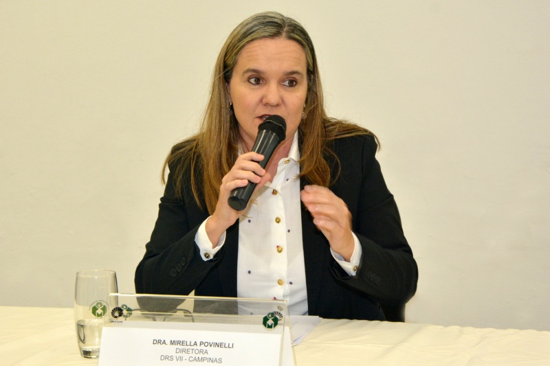 A coordenadora do Departamento Regional de Saúde VII - Campinas, Mirella Povinelli/Foto: Mercedes Santos