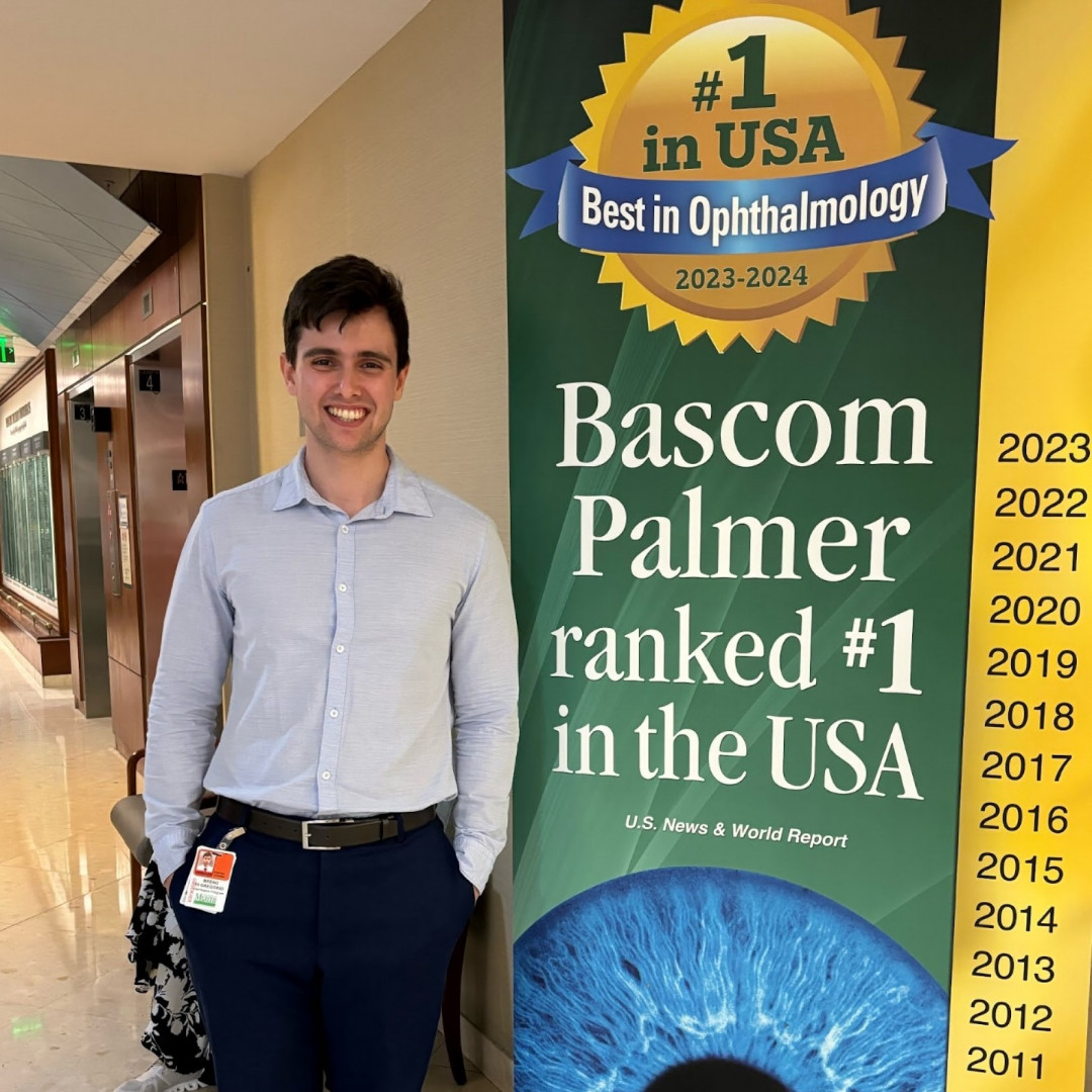 Ophthalmology resident from SMS Unicamp performed observership at the Bascom Palmer Eye Institute, US
